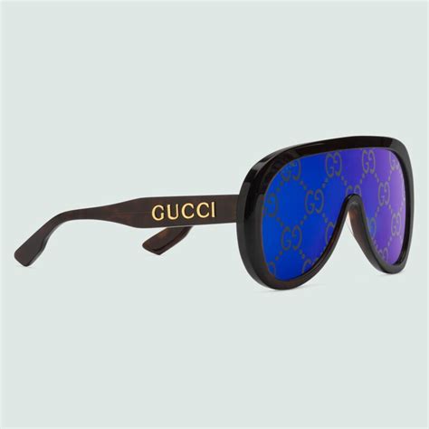 occhiali da sole gucci a mascherina uomo|Occhiali da sole da uomo di Gucci Eyewear .